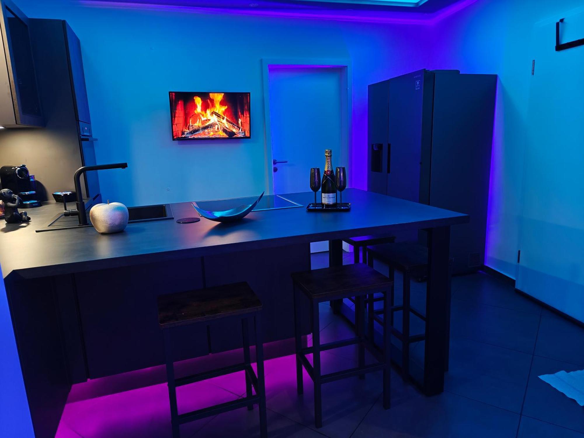 Ferienwohnung Luxus Loft Whirlpool Designer Kueche Bad Herdecke Exterior foto